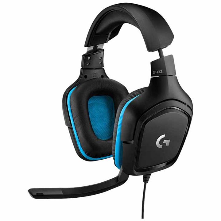 هدست Headset Logitech G432 Black (کارکرده)